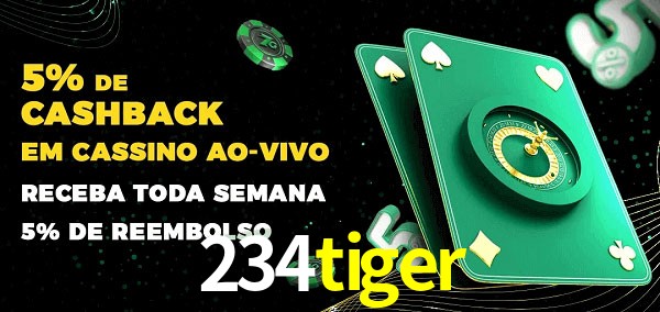 Promoções do cassino ao Vivo 234tiger
